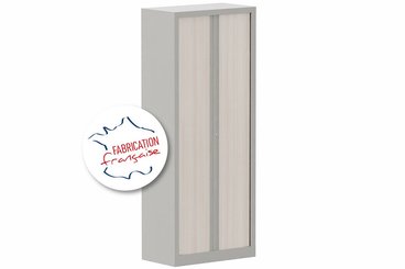 [Pas de famille] - [Pas de sous famille] - Armoire à rideaux H198xL80cm 4 tablettes