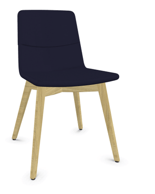 FAUTEUILS/POUFS - 4 pieds bois - MELODY chaise 4 pieds bois frêne naturel
