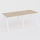 Table Keops Métal 280x120 cm de profondeur et hauteur 109 cm . Plateau épaisseur 25mm.