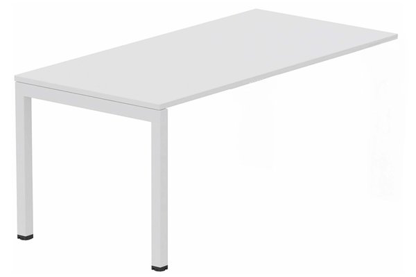 TABLES DE FORMATION - Composables piétement "Arche" - Module suivant table composable 120x80cm blanc/ blanc - sur délai