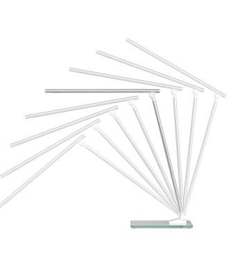 LUMINAIRES - Lampes - Lampe Plia alu (Blanc) et verre. Ajustement de la température et intensité de l'eclairage.