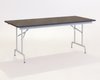 Table pliante Easy 180x80 cm noir / structure aluminium