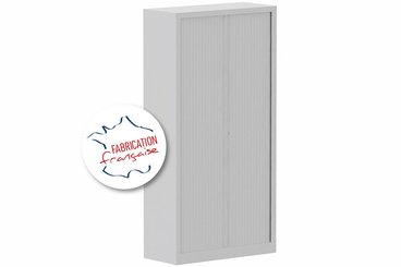 [Pas de famille] - [Pas de sous famille] - Armoire à rideaux H198xL100cm 4 tablettes