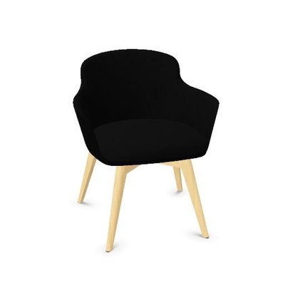 FAUTEUILS/POUFS - 4 pieds bois - NAPOLEON fauteuil 4 pieds bois frêne massif naturel