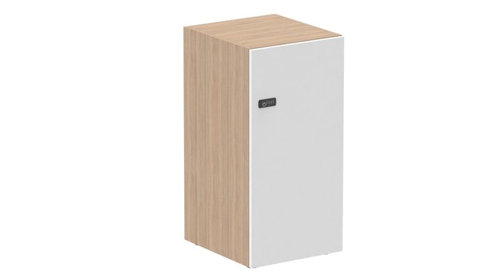 CASIERS - 1 case - Meuble à cases H.92xL.45xP.50cm - 1 case H86cm. porte pleine. serrure à code