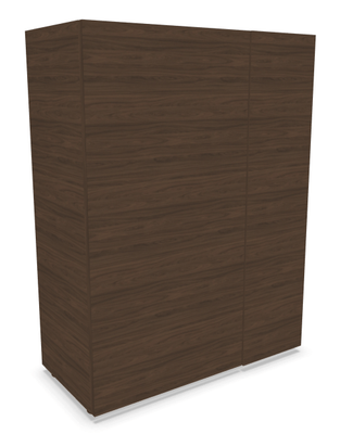 Gamme P1 - Armoires - P1 Armoire mi-haute à portes battantes- H.119xL.90xP.40cm- 3 tablettes- sans serrure