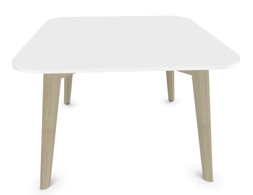 TABLES BASSES - Pieds bois - MELODY table basse carrée 70x70cm, hauteur 48cm