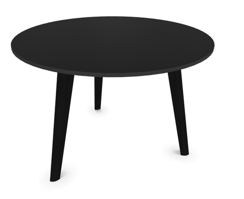 TABLES BASSES - Pieds bois - MELODY table basse ronde diamètre 70cm, hauteur 48cm