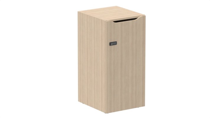 CASIERS - 1 case - Meuble à cases H.92xL.45xP.50cm - 1 case H86cm- porte avec découpe en partie haute. serrure à code