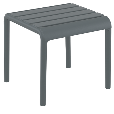 POLYPROPYLENE - TABLES BASSES - Table basse de jardin Garden - dimensions L.42 x P.41 x Ht.40 - Coloris anthracite