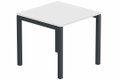 Module départ table composable 80x80cm blanc/ anthracite - sur délai