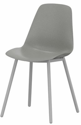 CHAISES ET TABOURETS - Pour tables standards, ht 75 cm, piétement 4 pieds - PETALE Chaise L.44xP.53.5xH.80.5cm-hauteur assise 47cm