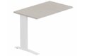 Retour sur pied, 120x60cm, Acacia/Blanc