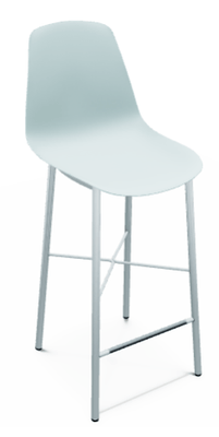 CHAISES ET TABOURETS - Pour tables hauteur 90 cm - DIXIE Chaise haute L.44xP.52xH.101.5cm-hauteur assise 65cm.