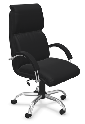 DIRECTION - Fauteuils - MERCURE Fauteuil Manager basculant centré, Assise et dossier Tissu Xtreme coloris noir