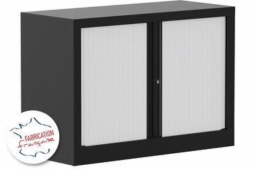 [Pas de famille] - [Pas de sous famille] - Armoire à rideaux H69,5xL100cm 1 tablette