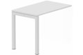 Module composable pied arche L.120xP.60cm, suivant, plateau blanc, structure blanc