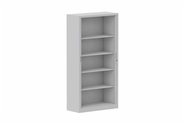 ARMOIRES A RIDEAUX - Largeur 100 cm - Armoire à rideaux H180xL90cm 4 tablettes
