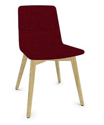 FAUTEUILS/POUFS - 4 pieds bois - MELODY chaise 4 pieds bois frêne naturel