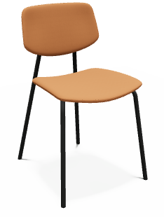 CHAISES ET TABOURETS - Pour tables standards, ht 75 cm, piétement 4 pieds - OLYMPE Chauffeuse L.54xP.54cm-hauteur assise 40cm