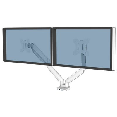 ACCESSOIRES - ACCESSOIRES  - BRAS PORTE-ECRANS DOUBLE BLANC 