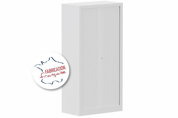 [Pas de famille] - [Pas de sous famille] - Armoire à rideaux H136xL120cm 3 tablettes