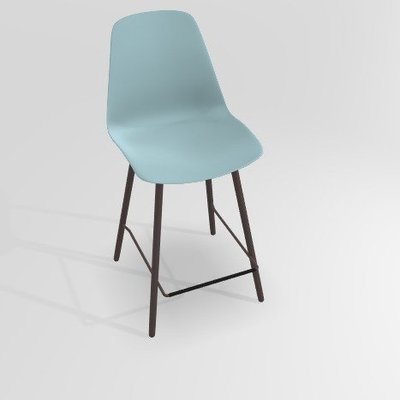 CHAISES ET TABOURETS - Pour tables hauteur 90 cm - PETALE Chaise haute L.46xP.51.5xH.101.5cm-hauteur assise 65.5cm