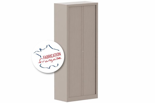 [Pas de famille] - [Pas de sous famille] - Armoire à rideaux H198xL80cm 4 tablettes