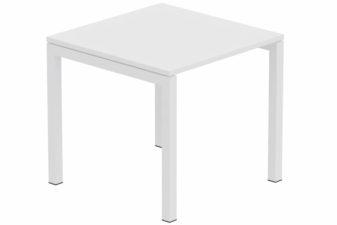 Module départ table composable 80x80cm blanc/ blanc - sur délai