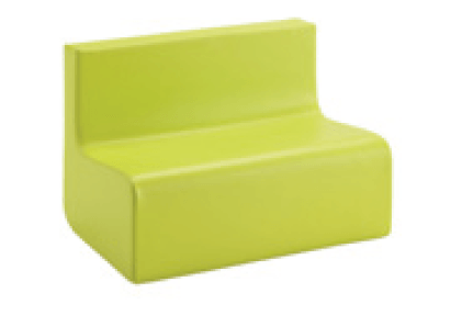 CRECHE ET MATERNELLE  - Poufs - Tapis Chauffeuses LUTINS - Chauffeuse 3 places H 24 - KIWI