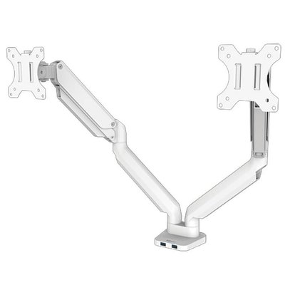 ACCESSOIRES - ACCESSOIRES  - BRAS PORTE-ECRANS DOUBLE BLANC 