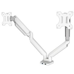ACCESSOIRES - ACCESSOIRES  - BRAS PORTE-ECRANS DOUBLE BLANC 