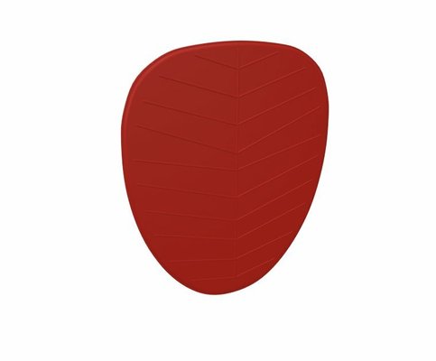 PANNEAUX ACOUSTIQUES - Pour plafond ou mur suspendu - LEAF panneau acoustique mural L.133xH.161cm ép.3cm, crochets livrés, coloris Blazer rouge intense
