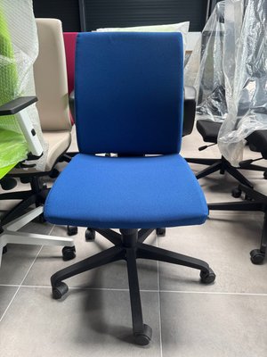 DESTOCKAGE - Chaise - Siège dactylo bleu