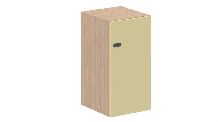 CASIERS - 1 case - Meuble à cases H.92xL.45xP.50cm - 1 case H86cm. porte pleine. serrure à code