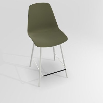 CHAISES ET TABOURETS - Pour tables hauteur 90 cm - PETALE Chaise haute L.46xP.51.5xH.101.5cm-hauteur assise 65.5cm