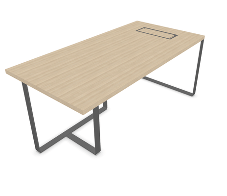 Gamme P1 - Tables de bureau - P1 Table de bureau 180x90cm - top access à droite - sans voile de fond.
