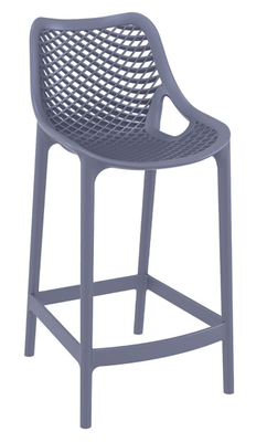 POLYPROPYLENE - CHAISES  - BAHIA - Chaise haute empilable .H65cm  en Polypropylène renforcè de fibre de verre - Finition anthracite (AN).