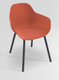 COCOON 4P Chaise 4 pieds. L.56xP.59xH.82cm-hauteur assise 46cm.