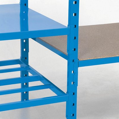 RAYONNAGES POLYVALENTS - Charges mi-lourdes - BETA + dessus de tablettes isorel L.120xP.70cm