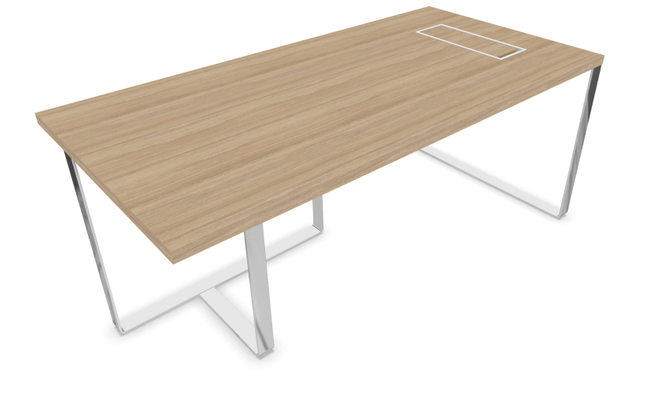 Gamme P1 - Tables de bureau - P1 Table de bureau 180x90cm - top access à droite - sans voile de fond.