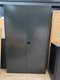 Armoire profondeur 60cm métallique avec deux portes battantes H195cm et L120cm coffres et portes anthracite