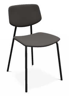 CHAISES ET TABOURETS - Pour tables standards, ht 75 cm, piétement 4 pieds - OLYMPE Chauffeuse L.54xP.54cm-hauteur assise 40cm
