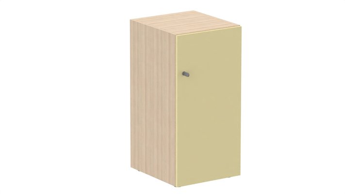 CASIERS - 1 case - Meuble à cases H.92xL.45xP.50cm - 1 case H86cm. porte pleine. serrure à clé