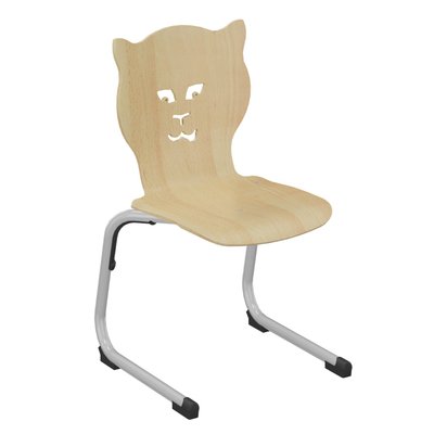 SCOLAIRE - Decouvrir - Chaise GIPSY II coque Y1 Nala bois Blueprotech® pièt. alu époxy - T4