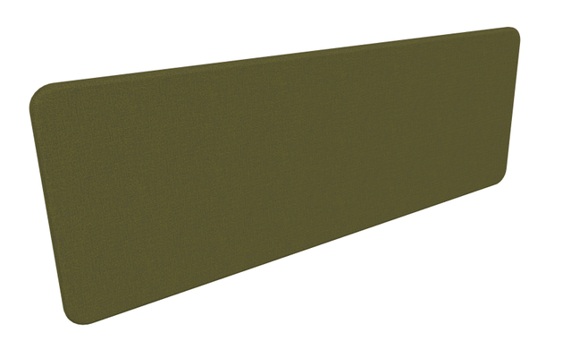 BUREAU - PACK - Panneau-écran SUPER ACOUSTIQUE H53cm poste solo L.160cm- tissu STEP Mélange de vert