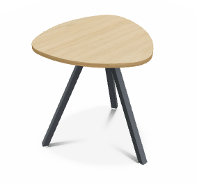 TABLES BASSES - Trium - TRIUM Table basse forme triangulaire L.50xP.50xH.45cm