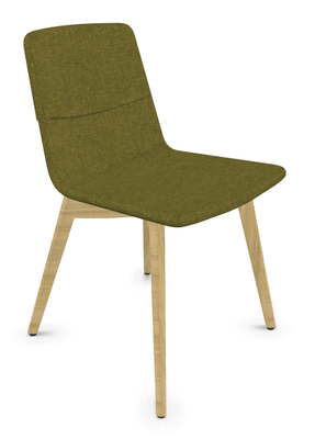 FAUTEUILS/POUFS - 4 pieds bois - MELODY chaise 4 pieds bois frêne naturel