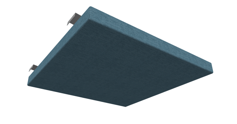 PANNEAUX ACOUSTIQUES - Pour plafond ou mur suspendu - SQUARE panneau acoustique pour plafond type Armstrong L.57.5xP.57.5cm ép. 48mm-Finition tissu BERTA