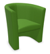 CLUB fauteuil 1 place, vinyle VALENCIA coloris vert pomme (VLY)